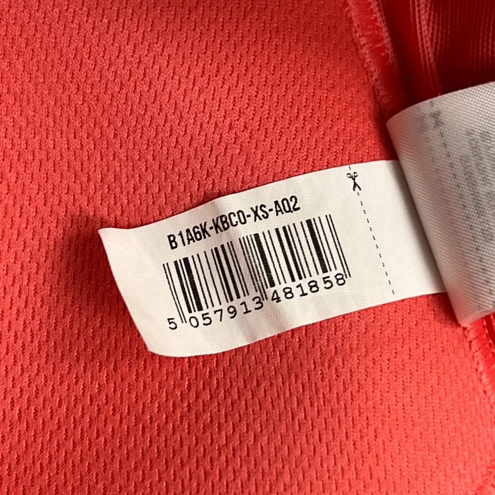 Gymshark Sport Bra Womens XS Coral High Support Open Back‎ Padded Adjustable